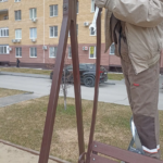 Ремонт качели на придомовой территории МКД по адресу улица Широтная 209 корпус 1 | 20 апреля 2026 года Ремонт качели на придомовой территории МКД по адресу улица Широтная 209 корпус 1 | 20 апреля 2026 года